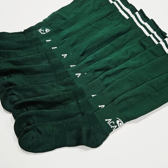 Soccer Socks 5 Pairs Forest Green EU 43–46 US 9.5–12 OTC - Picture 2 of 7